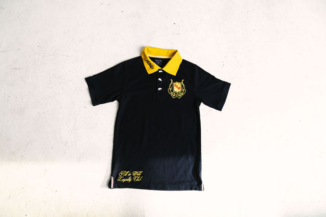 All Is Well Honor Roll Polo Shirt Navy Blue