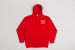 My Vision Hoodie: Red Zip-Up Edition