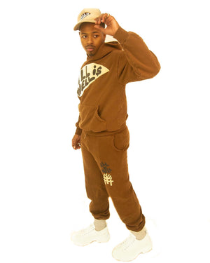 Cleanliness is Next to Godliness Brown Edition Heavyweight Sweatpants